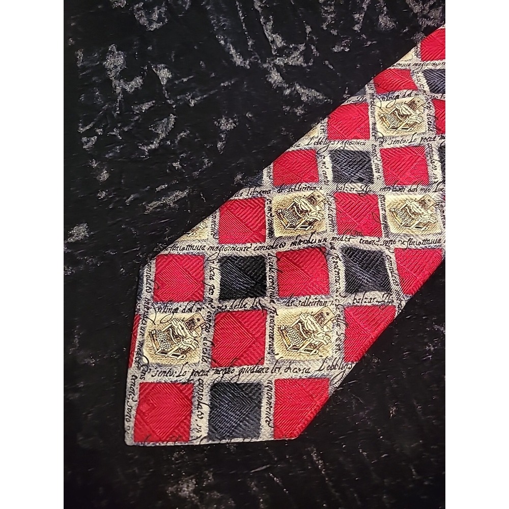 Vintage Quote Me Mens Neck Tie We Shouldnt Elect a President Will Rogers Red